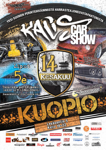 Kalis Car Show - tapahtumajuliste 2025 Kalis Car Show - tapahtumajuliste 2025