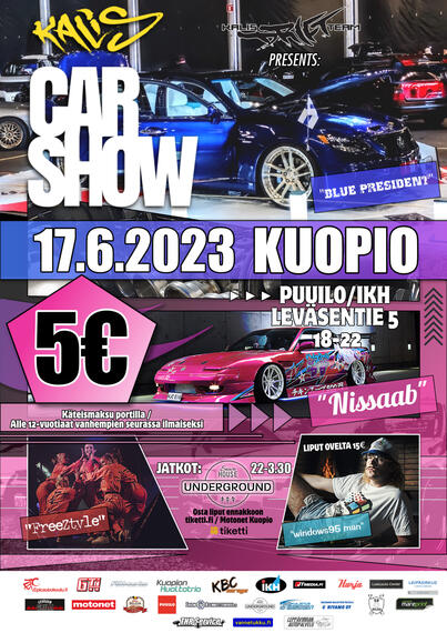 Kalis Car Show - tapahtumajuliste 2023 Kalis Car Show - tapahtumajuliste 2023